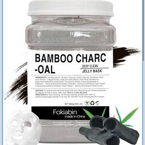 Fokiabin Jelly Mask for Facials, Hydrating Moisturizing Peel-Off Rubber Gel Mask